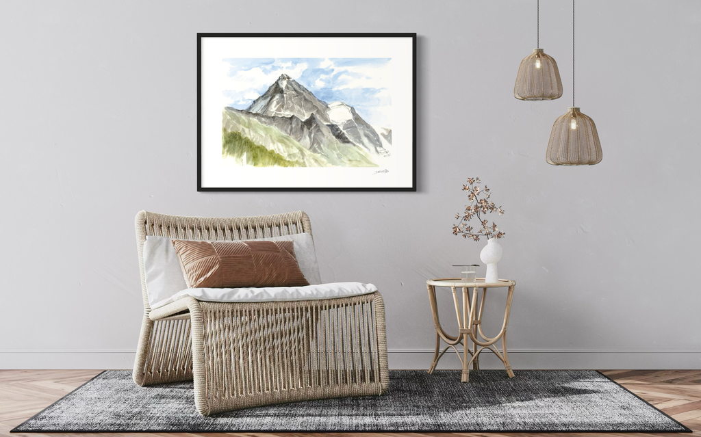 La Dent Blanche depuis la Forclaz